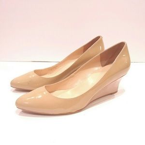 Cole Haan nude wedges